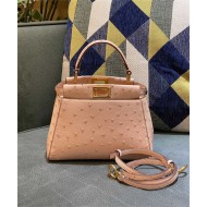 PEEKABOO MINI ostrich leather bag High