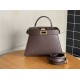 PEEKABOO SMALL ostrich leather bag High