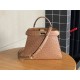 PEEKABOO SMALL ostrich leather bag High