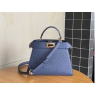 PEEKABOO SMALL ostrich leather bag High