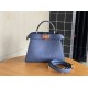 PEEKABOO SMALL ostrich leather bag High