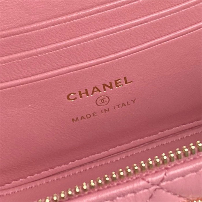 Chanel Vanity with Chain AP4301 Lambskin Pink High