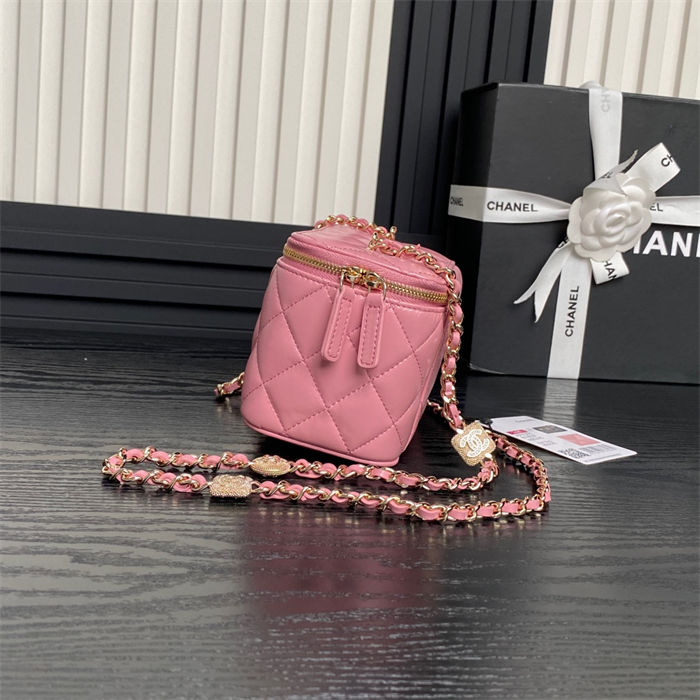 Chanel Vanity with Chain AP4301 Lambskin Pink High