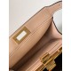 PEEKABOO ISEEU SMALL leather bag Beige High