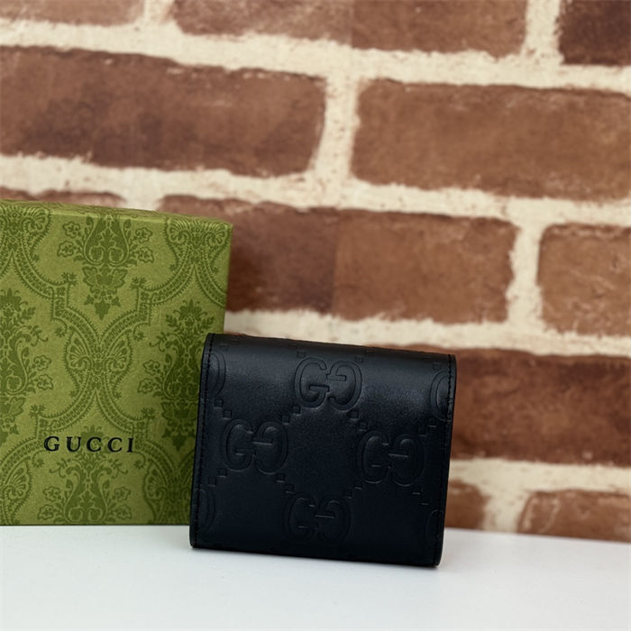 Gucci GG MEDIUM WALLET 772793 Black high