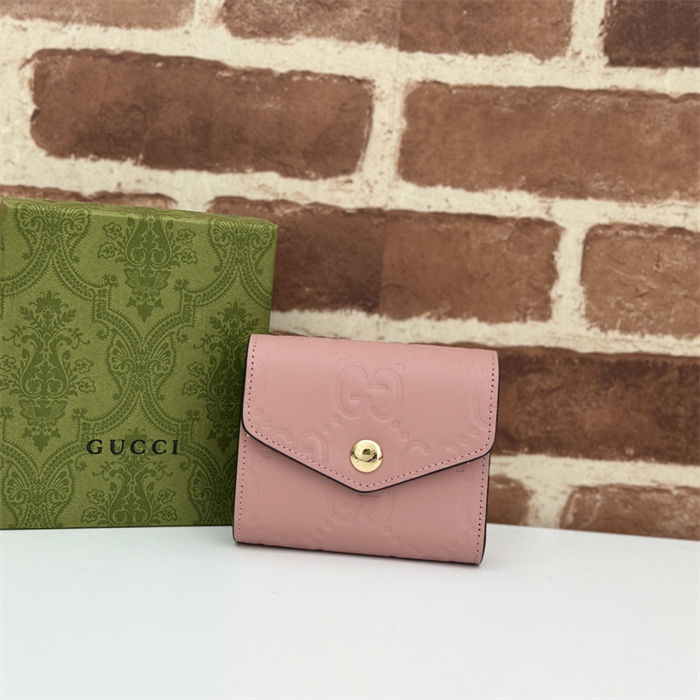 Gucci GG MEDIUM WALLET 772793 Pink high