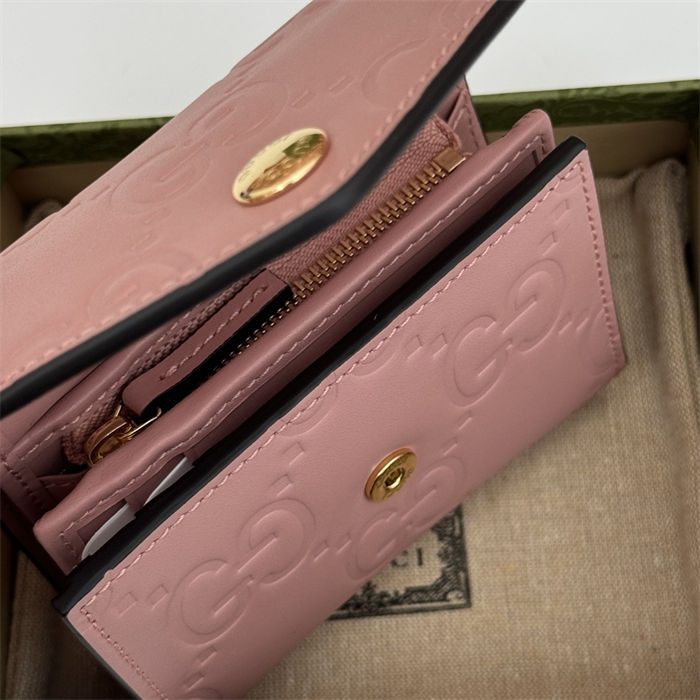 Gucci GG MEDIUM WALLET 772793 Pink high