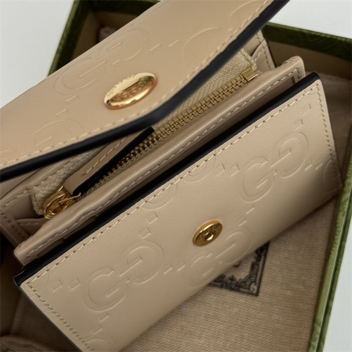 Gucci GG MEDIUM WALLET 772793 Beige high