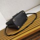 Medium Saffiano Leather Prada Panier Bag Black-III High