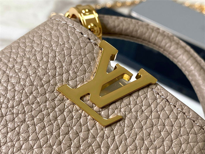 Louis Vuitton Micro Bag Capucines Taurillon Leather M48865 High