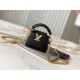 Louis Vuitton Micro Bag Capucines Taurillon Leather M48865 High