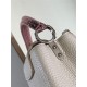 Louis Vuitton CAPUCINES MINI Taurillon/Lizard White M94048 High