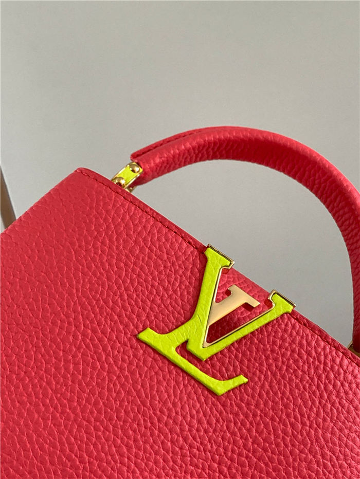 Louis Vuitton CAPUCINES MINI Taurillon Cherry M59440 High