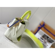 Louis Vuitton CAPUCINES MINI Taurillon White M59440 High