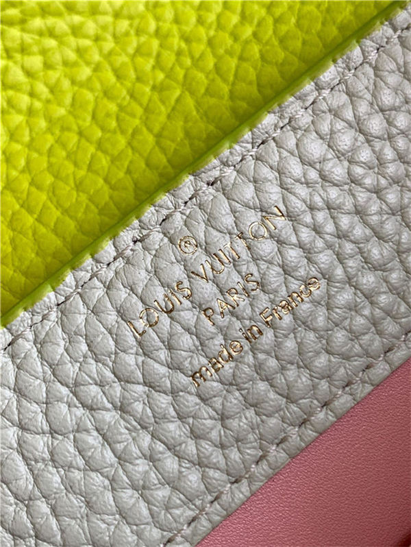 Louis Vuitton CAPUCINES MINI Taurillon Lime M59440 High