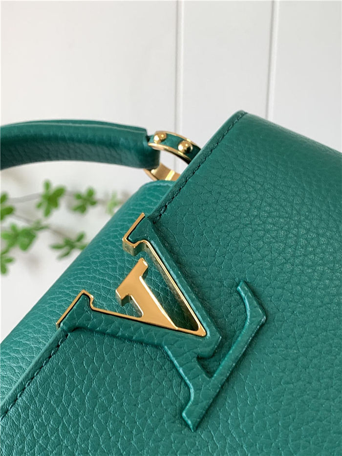 Louis Vuitton CAPUCINES MINI Taurillon Dk-Green M59440 High