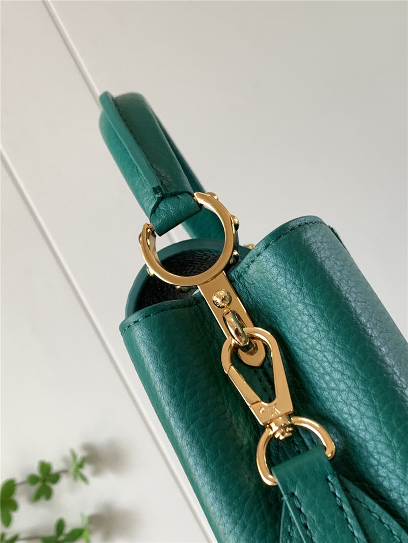 Louis Vuitton CAPUCINES MINI Taurillon Dk-Green M59440 High