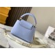 Louis Vuitton CAPUCINES MINI Taurillon Light Blue/Beige M59709 High