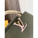 Louis Vuitton CAPUCINES MINI Taurillon Olive/Beige M59709 High