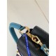 Louis Vuitton CAPUCINES MINI Taurillon Black/Blue M59709 High