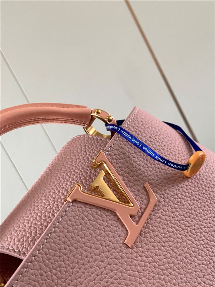 Louis Vuitton CAPUCINES MINI Taurillon Pink M80239 High