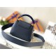 Louis Vuitton CAPUCINES MINI Taurillon Navy M80239 High