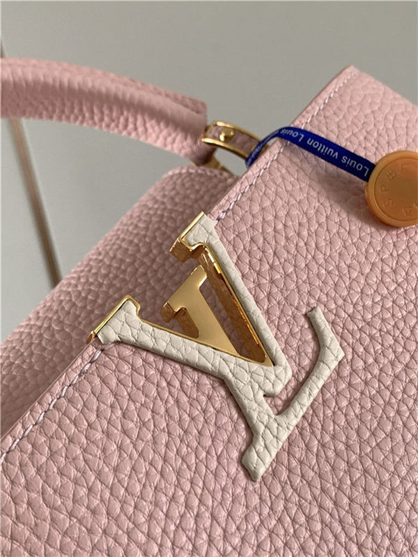 Louis Vuitton CAPUCINES BB Taurillon Pink M59597 High