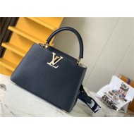 Louis Vuitton CAPUCINES BB Taurillon Navy M59597 High