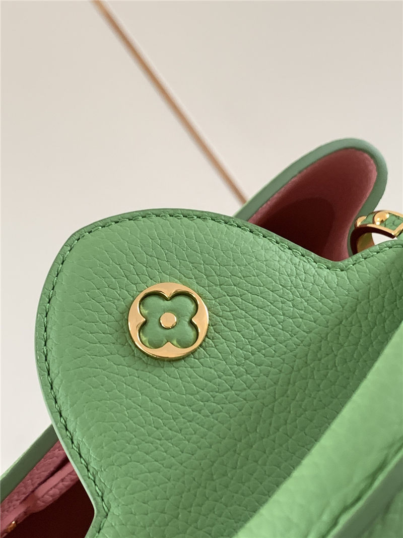 Louis Vuitton CAPUCINES BB Taurillon Green M59653 High