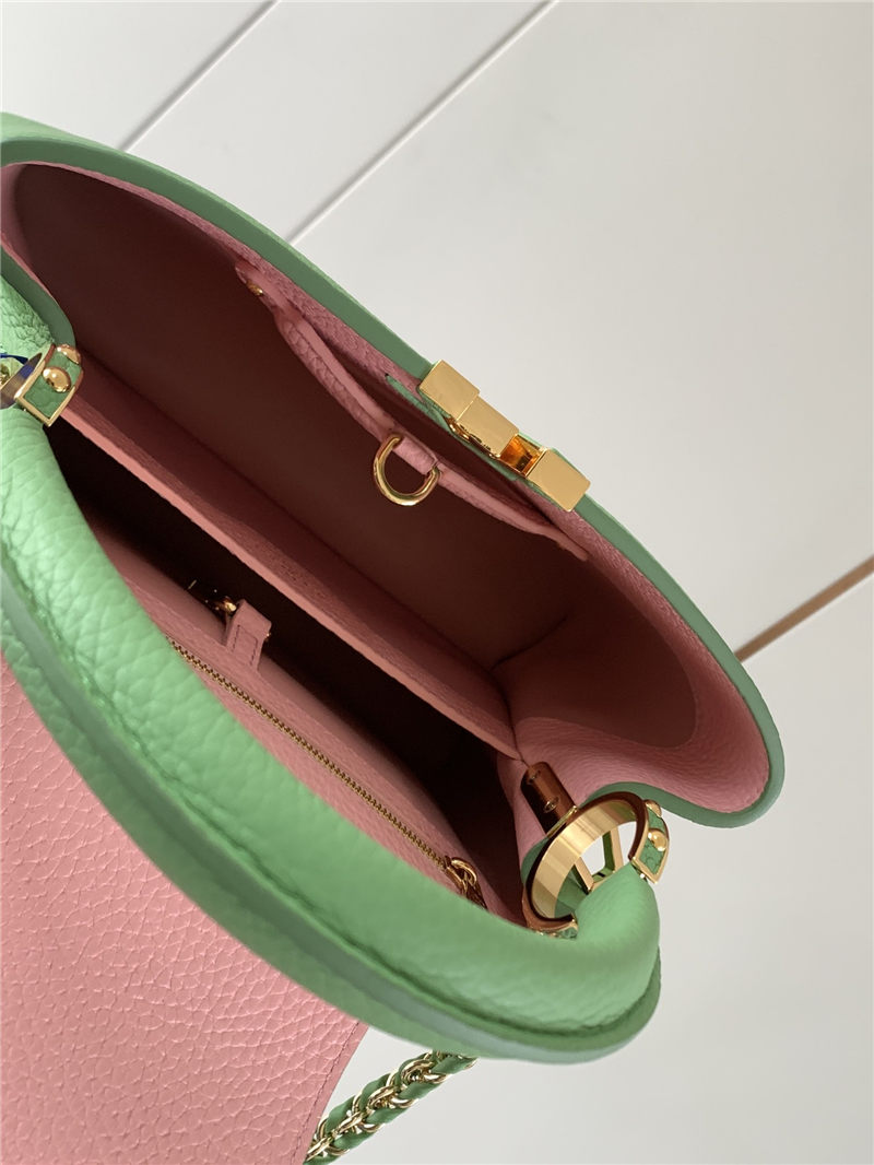 Louis Vuitton CAPUCINES BB Taurillon Green M59653 High