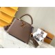 Louis Vuitton CAPUCINES BB Taurillon Taupe M58671 High