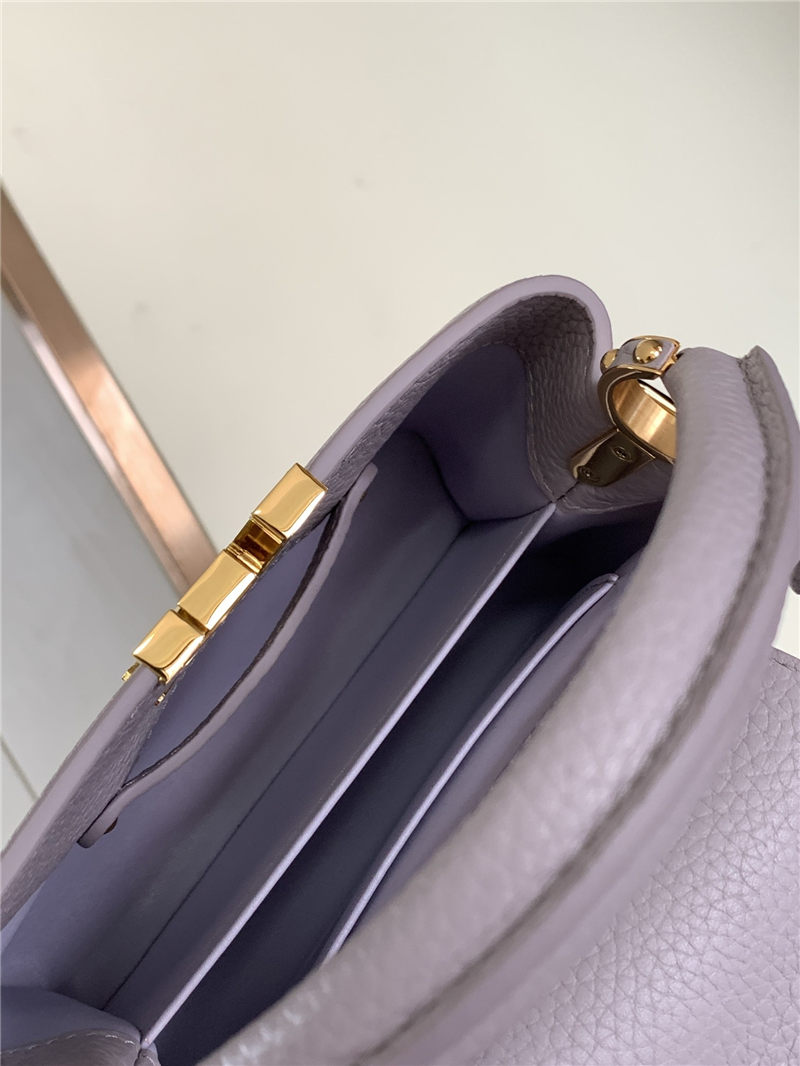 Louis Vuitton CAPUCINES BB Taurillon Lilac M58671 High