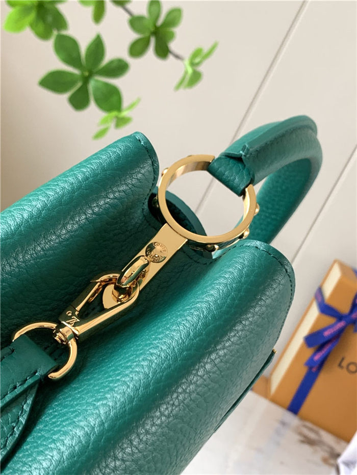 Louis Vuitton CAPUCINES BB Taurillon Dk-Green M59434 High