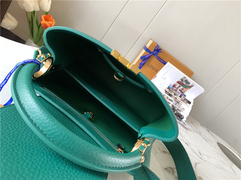 Louis Vuitton CAPUCINES BB Taurillon Dk-Green M59434 High