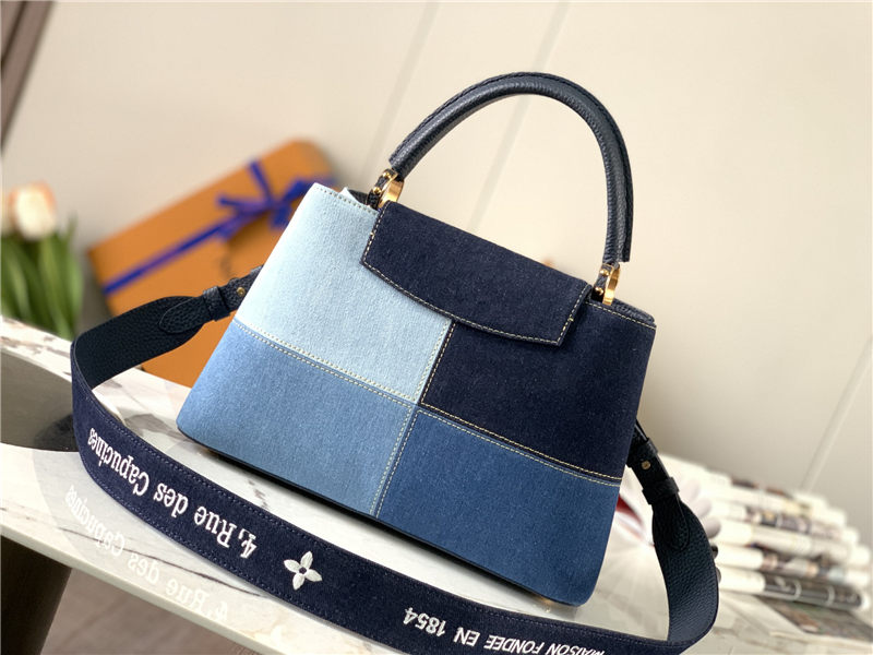 Louis Vuitton CAPUCINES BB Denim M59269 High