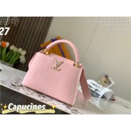 Louis Vuitton CAPUCINES BB Taurillon Pink M94517 High