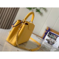 Louis Vuitton CAPUCINES BB Taurillon Mustard M59653 High