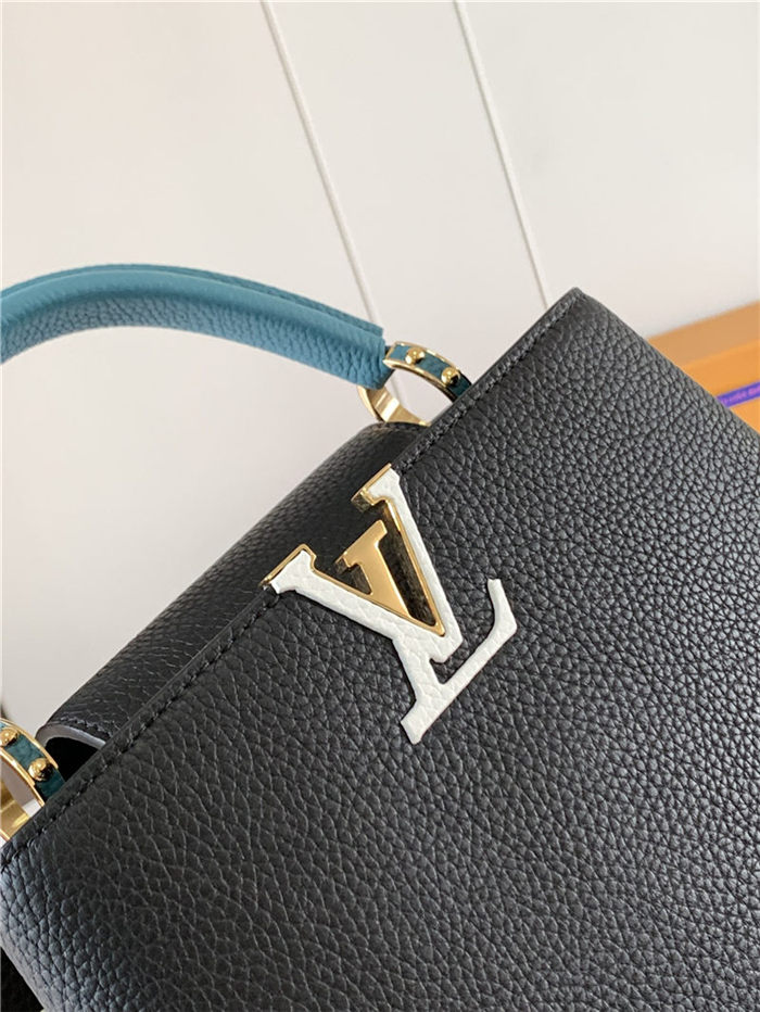 Louis Vuitton CAPUCINES BB Taurillon Black M59653 High