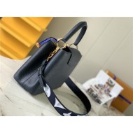 Louis Vuitton CAPUCINES MM Taurillon Navy M59438 High