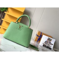 Louis Vuitton CAPUCINES MM Taurillon Green M59516 High