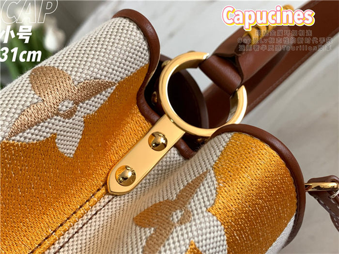 Louis Vuitton CAPUCINES MM Embroidery M57361 High