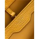 Louis Vuitton CAPUCINES MM Taurillon Mustard M59516 High