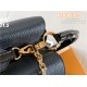 Louis Vuitton CAPUCINES MM Taurillon Black M59209 High