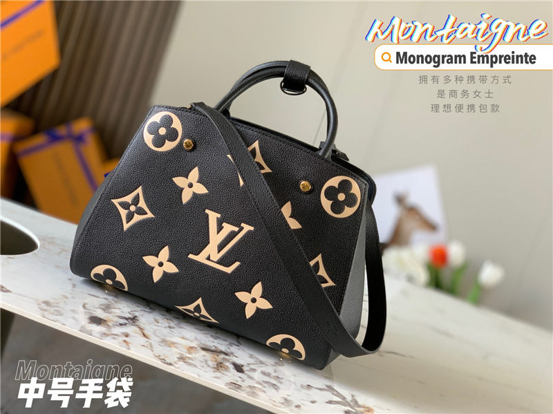 Louis Vuitton MONTAIGNE MM Monogram Empreinte M45489 High