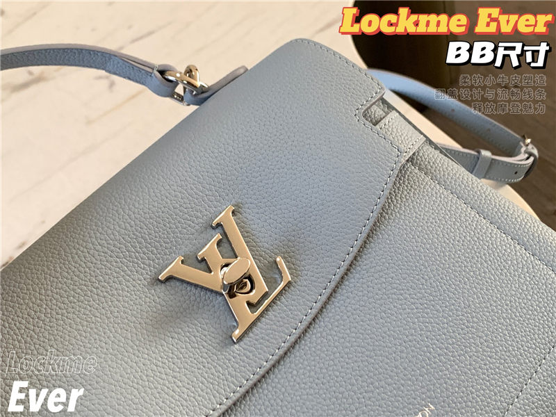 Louis Vuitton LOCKME EVER BB Blue High