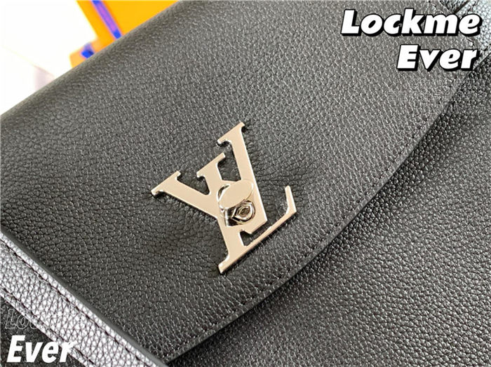 Louis Vuitton LOCKME EVER MM Black High