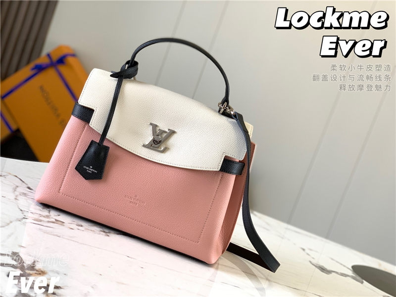 Louis Vuitton LOCKME EVER MM Pink High