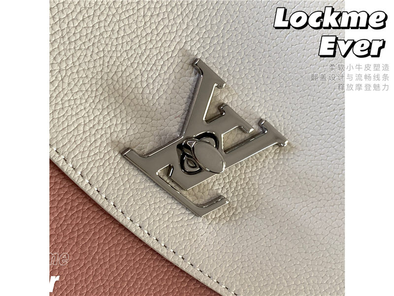 Louis Vuitton LOCKME EVER MM Pink High