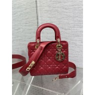 SMALL LADY Dior MY ABCDior BAG Cannage Lambskin High