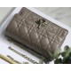 LADY Dior CHAIN POUCH Cannage Lambskin Warm Taupe High